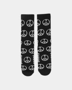 Carre Peace All Over Sport Socks Black -Culture Kings 06009174 YB001 default 0040