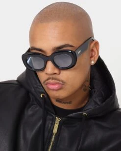 NUQE Daytona Sunglasses Black/Blue