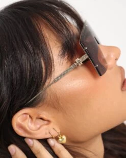 NUQE As IF Sunglasses Brown/Gold 14 NUQE As IF Sunglasses Brown/Gold -Culture Kings 06009334 YX311 womens 0015