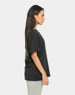 WILLIE NELSON 1993 Eagle Short Sleeve Vintage T-Shirt Washed Black -Culture Kings 08000476 YW607 womens 0060