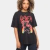 Slayer Rainbow Goat Vintage T-Shirt Black Wash 1 Slayer Rainbow Goat Vintage T-Shirt Black Wash -Culture Kings 08000646 YB295 womens 0020