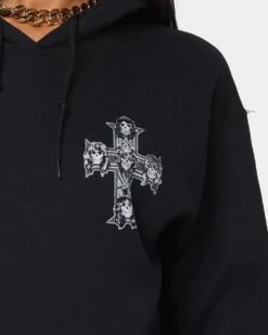Guns N Roses Many Skull Hoodie Black -Culture Kings 08000683 YB001 womens 0030