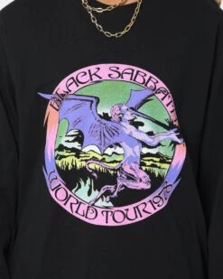 Bravado World Tour 1978 Long Sleeve T-Shirt Black -Culture Kings 08000689 YB001 womens 0030