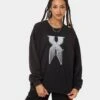 DMX X Fence Vintage Crew Black Wash -Culture Kings 08000758 YB295 womens 0010