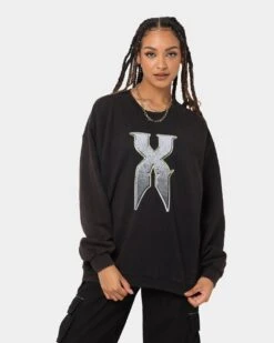 DMX X Fence Vintage Crew Black Wash