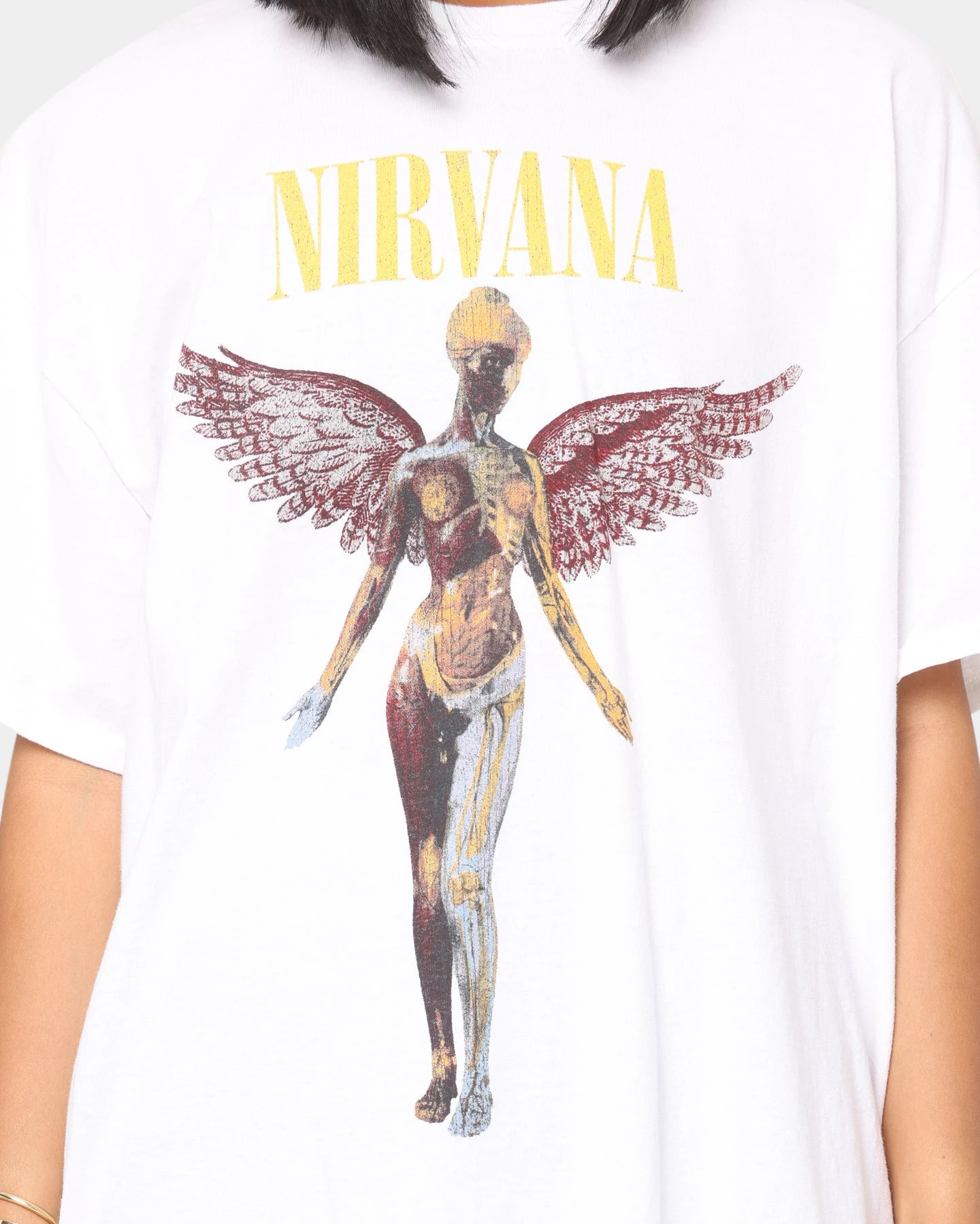 Nirvana In Utero Vintage T-Shirt White 6 Nirvana In Utero Vintage T-Shirt White - Image 4