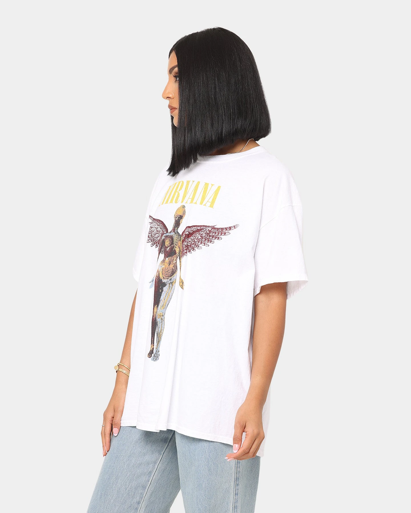 Nirvana In Utero Vintage T-Shirt White 9 Nirvana In Utero Vintage T-Shirt White - Image 7
