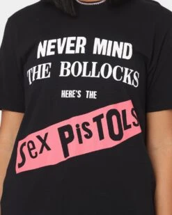 Sex Pistols Never Mind The Bollocks Original Album T-Shirt Black -Culture Kings 08000817 YB001 womens 0030
