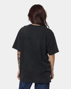 Kiss Lightning Bolt T-Shirt Black Wash -Culture Kings 08000950 YB295 womens 0040