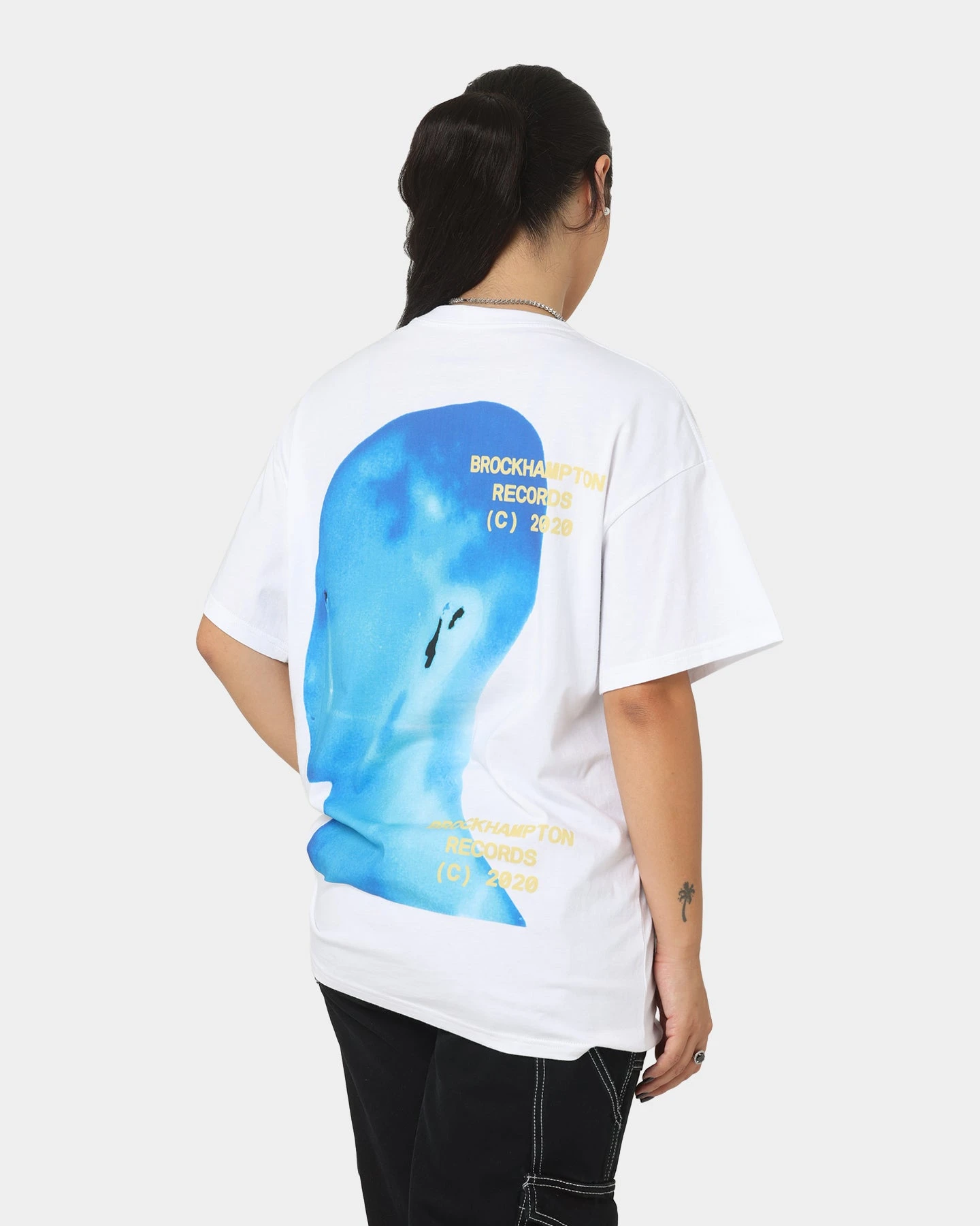 Brockhampton Alien T-Shirt White 3 Brockhampton Alien T-Shirt White