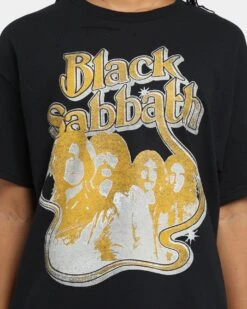 Black Sabbath Portrait Loop Vintage T-Shirt Black -Culture Kings 08000996 YB001 womens 0030