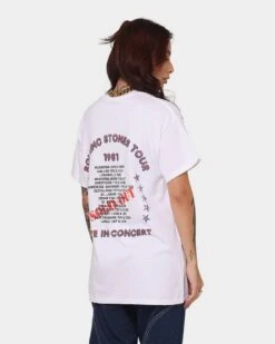 The Rolling Stones 1981 In Concert T-Shirt White 15 The Rolling Stones 1981 In Concert T-Shirt White -Culture Kings 08001000 YW100 womens 0070