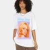 Britney Spears 80s Pastel T-Shirt White -Culture Kings 08001051 YW100 womens 0010