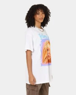 Britney Spears 80s Pastel T-Shirt White -Culture Kings 08001051 YW100 womens 0050