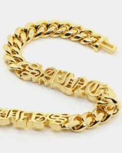 Saint Morta The 3 Saints Chain Necklace Gold -Culture Kings 09000184 YG200 default 00030