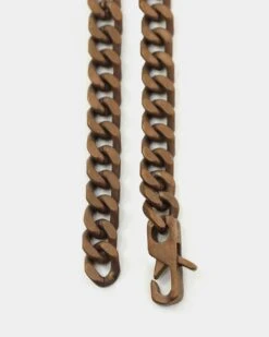 Guess Mainline 23" 8mm Cuban Necklace Chocolate Brown -Culture Kings 09000220 YC772 default 0040