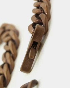 Guess Mainline 23" 8mm Cuban Necklace Chocolate Brown -Culture Kings 09000220 YC772 default 0050