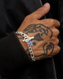 Wild For The Weekend T Bar Cross Bracelet Silver