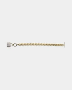 Raising Hell Women's Iced Padlock Bracelet Iced Gold -Culture Kings 09000374 YI026 default 00030