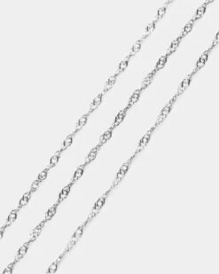 Saint Morta Checkerboard Pendant Necklace White Gold -Culture Kings 09000505 YW101 default 0050