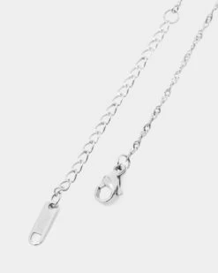 Saint Morta Checkerboard Pendant Necklace White Gold -Culture Kings 09000505 YW101 default 0060