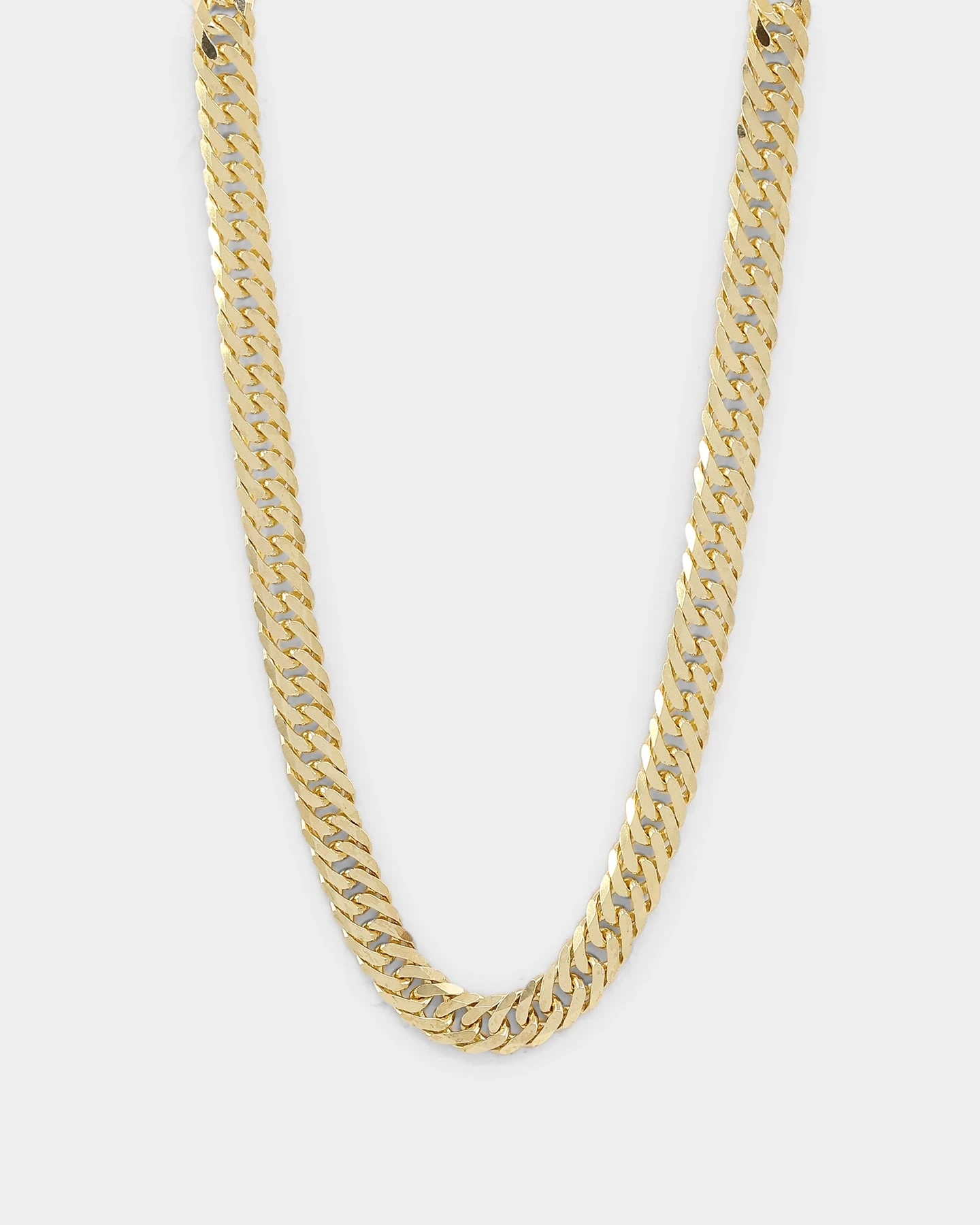 House Of Auric 6.4mm Double Curb Chain 18K Gold Vermeil 4 House Of Auric 6.4mm Double Curb Chain 18K Gold Vermeil - Image 2
