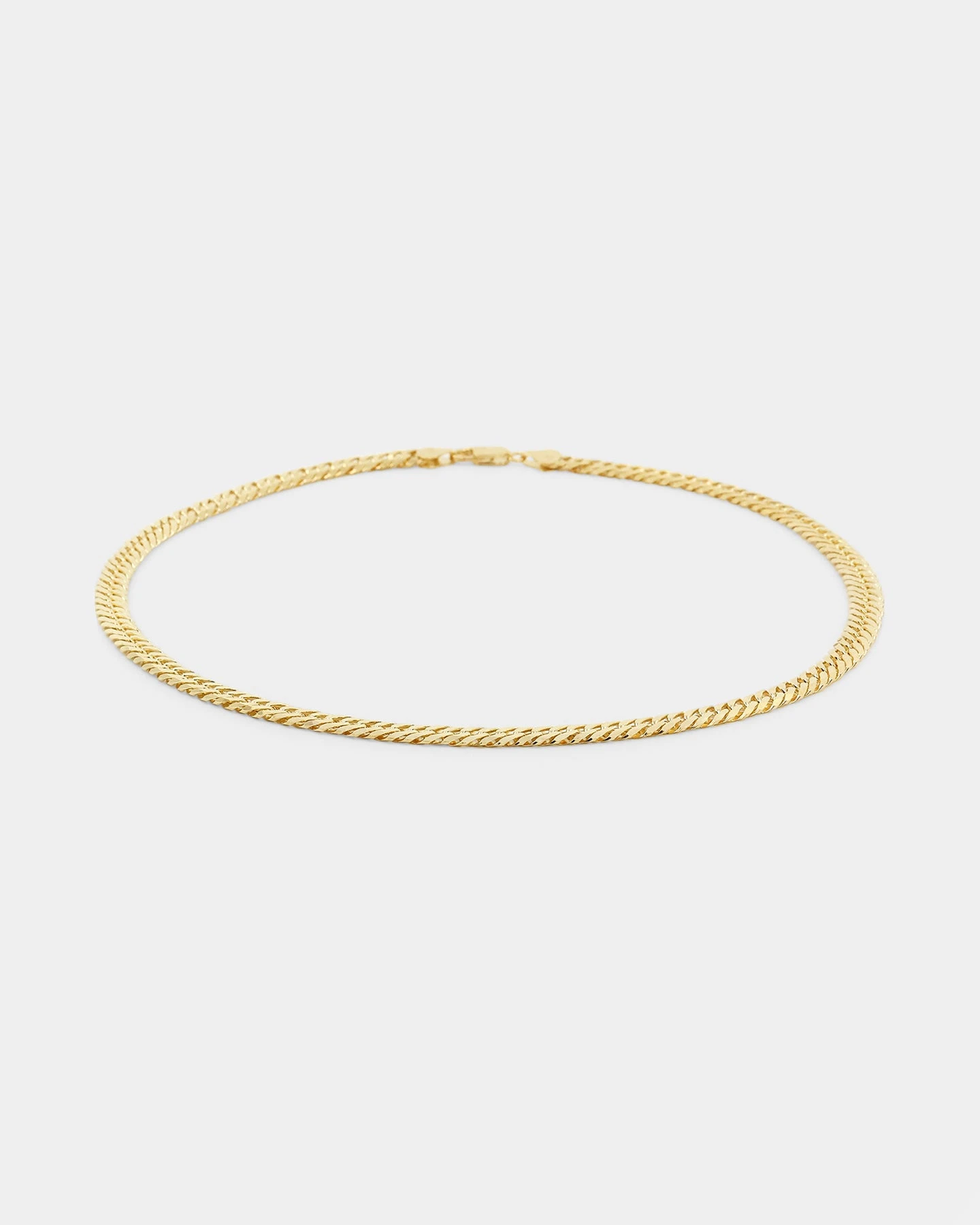 House Of Auric 6.4mm Double Curb Chain 18K Gold Vermeil 12 House Of Auric 6.4mm Double Curb Chain 18K Gold Vermeil - Image 10
