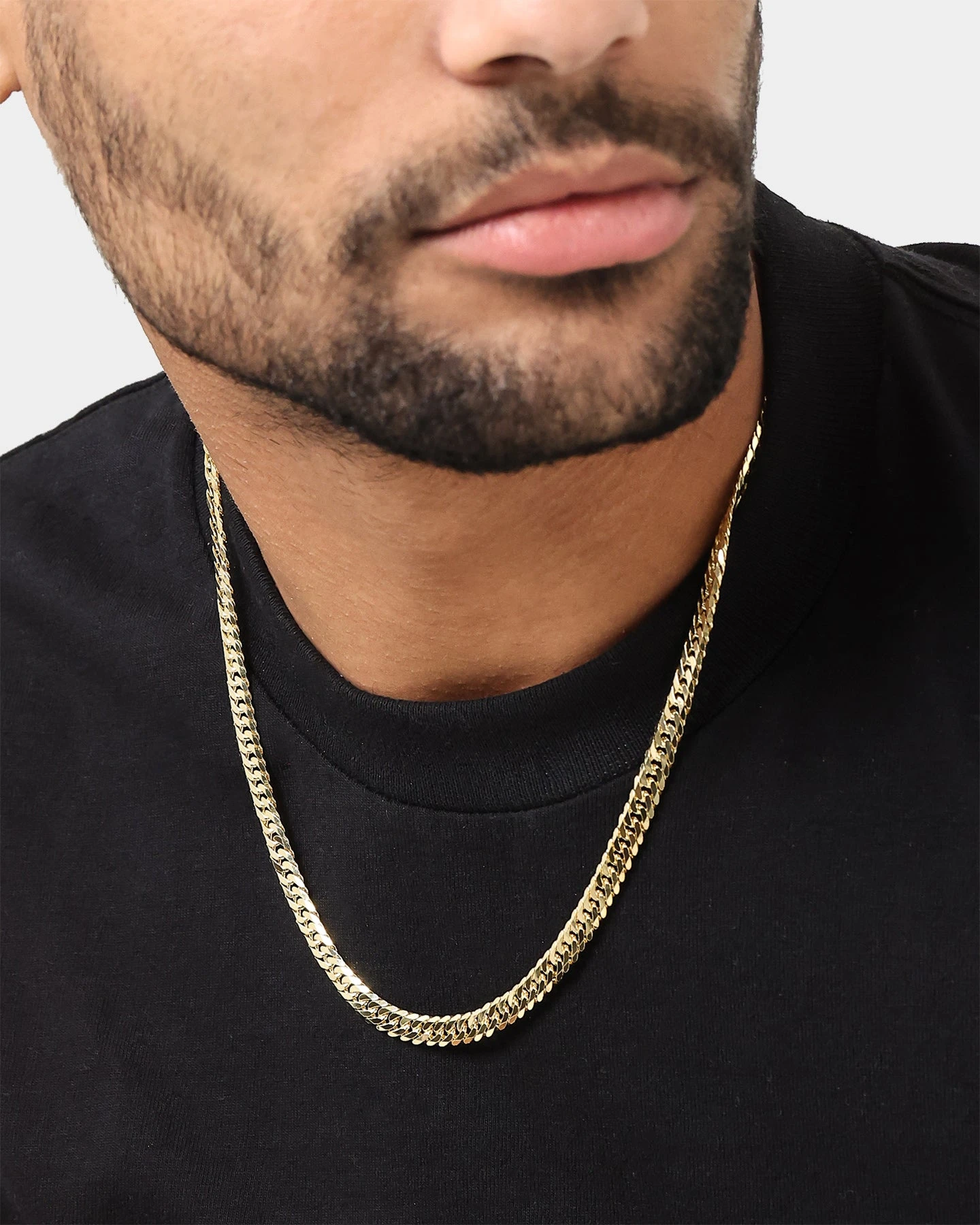 House Of Auric 6.4mm Double Curb Chain 18K Gold Vermeil 3 House Of Auric 6.4mm Double Curb Chain 18K Gold Vermeil