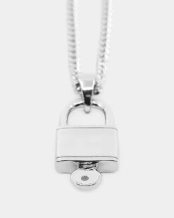 Saint Morta Locked And Found Chain White Gold -Culture Kings 09000577 YW101 default 0060