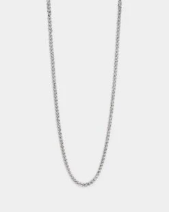 NXS 2.7MM Diamond Cut Curb Chain White Gold -Culture Kings 09000611 YW101 default 0010