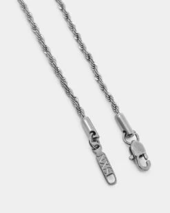NXS 2mm Rope Necklace White Gold -Culture Kings 09000619 YW101 default 0040