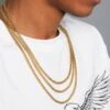 NXS 5mm Chain Link Set Gold -Culture Kings 09000626 YG200 mens 001