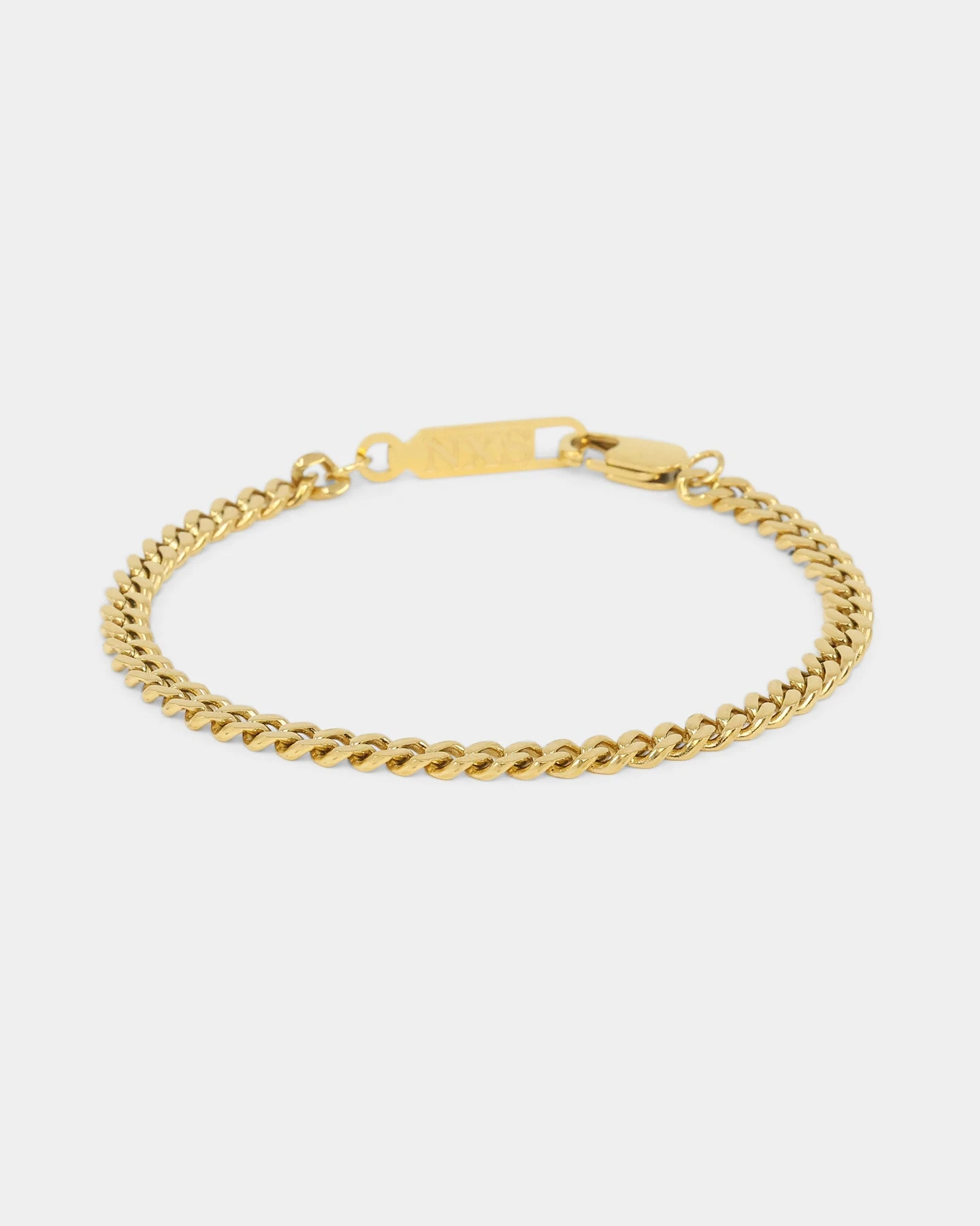 NXS 5mm Cuban Bracelet Gold 4 NXS 5mm Cuban Bracelet Gold - Image 2