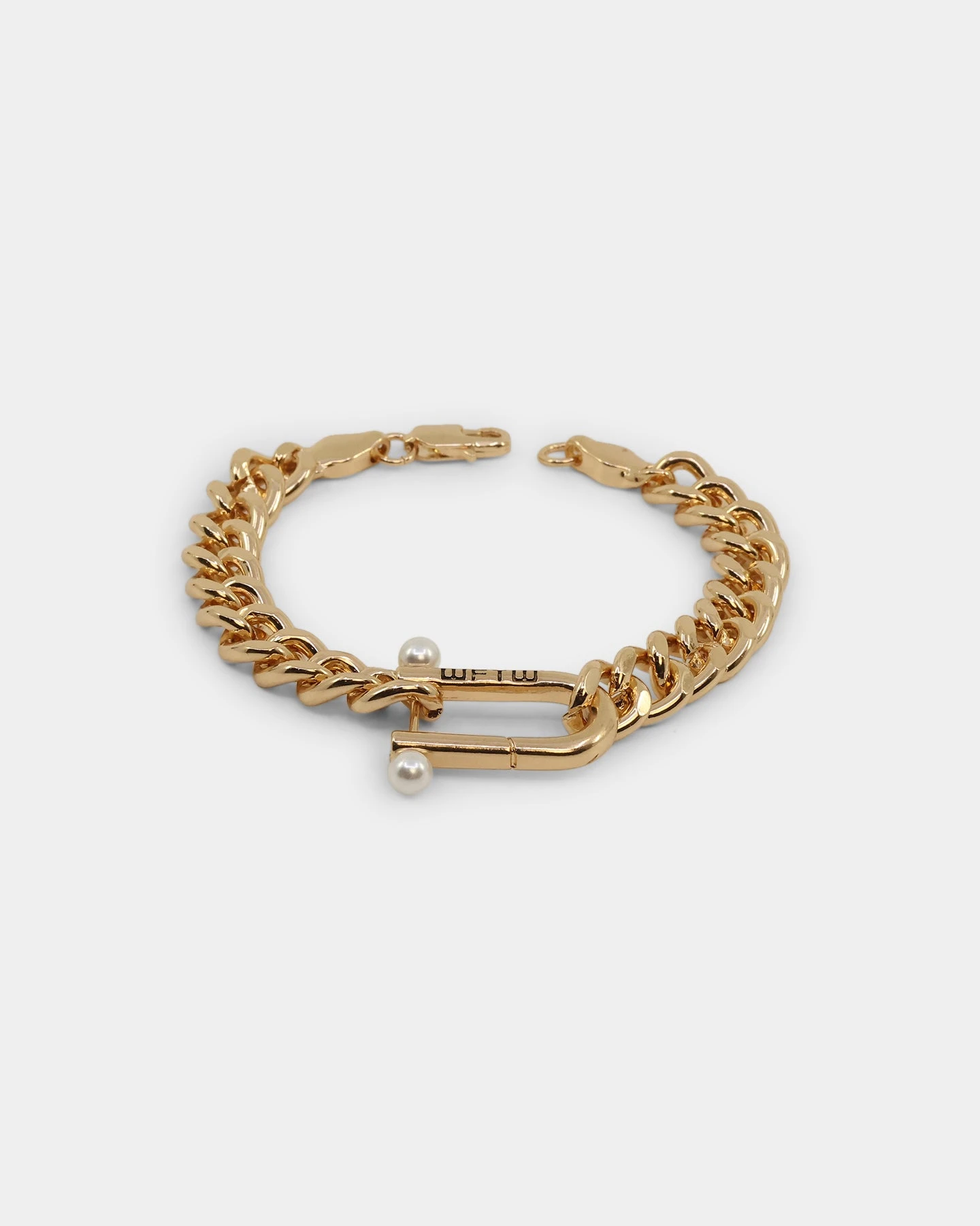 Wild For The Weekend Pearl Clasp Bracelet Gold 4 Wild For The Weekend Pearl Clasp Bracelet Gold - Image 2