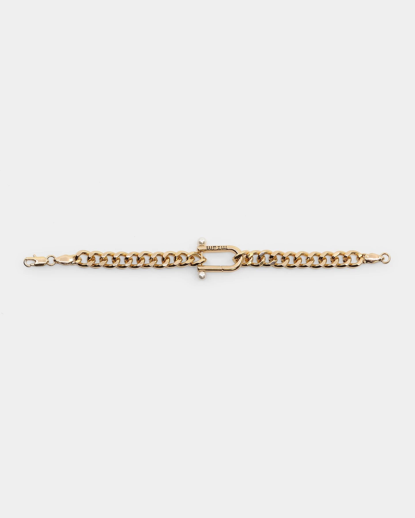 Wild For The Weekend Pearl Clasp Bracelet Gold 7 Wild For The Weekend Pearl Clasp Bracelet Gold - Image 5
