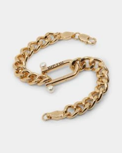 Wild For The Weekend Pearl Clasp Bracelet Gold 15 Wild For The Weekend Pearl Clasp Bracelet Gold -Culture Kings 09000719 YG200 default 0040