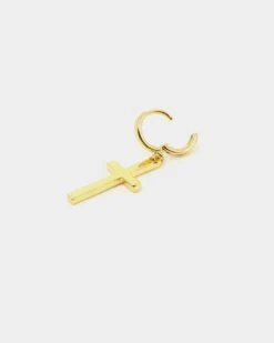 NXS Cross Earring Gold -Culture Kings 09000809 YG200 default 0040