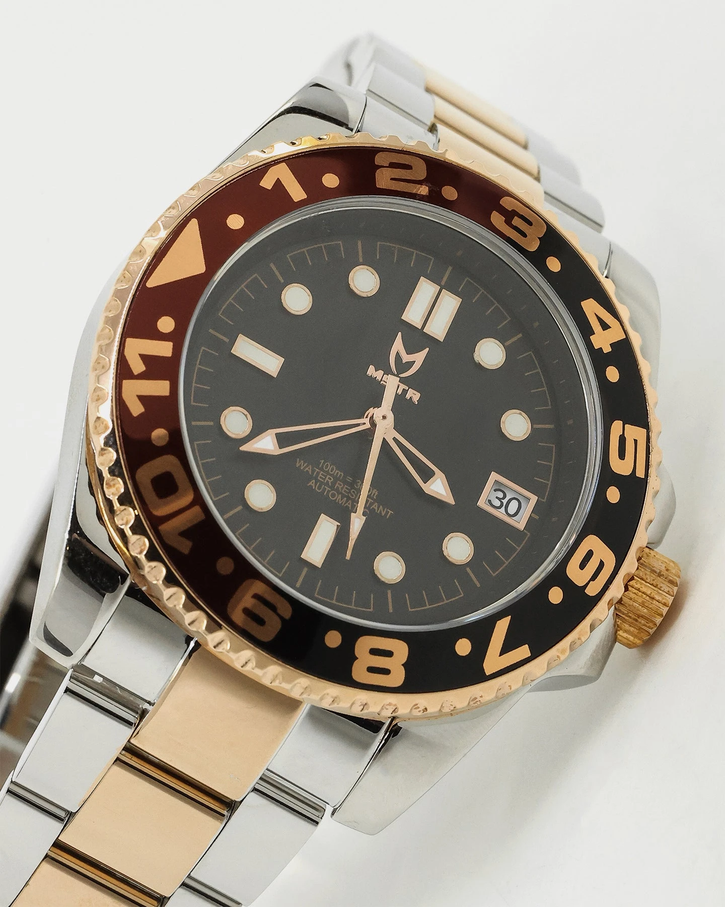 MEISTER VO117SS Voyager Quartz Watch Silver/Brown 5 MEISTER VO117SS Voyager Quartz Watch Silver/Brown - Image 3