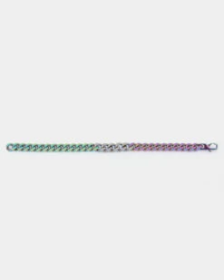 Guess Mainline 4DC 8mm Curb Chain Bracelet Iridescent 15 Guess Mainline 4DC 8mm Curb Chain Bracelet Iridescent -Culture Kings 09000886 YI059 default 0050