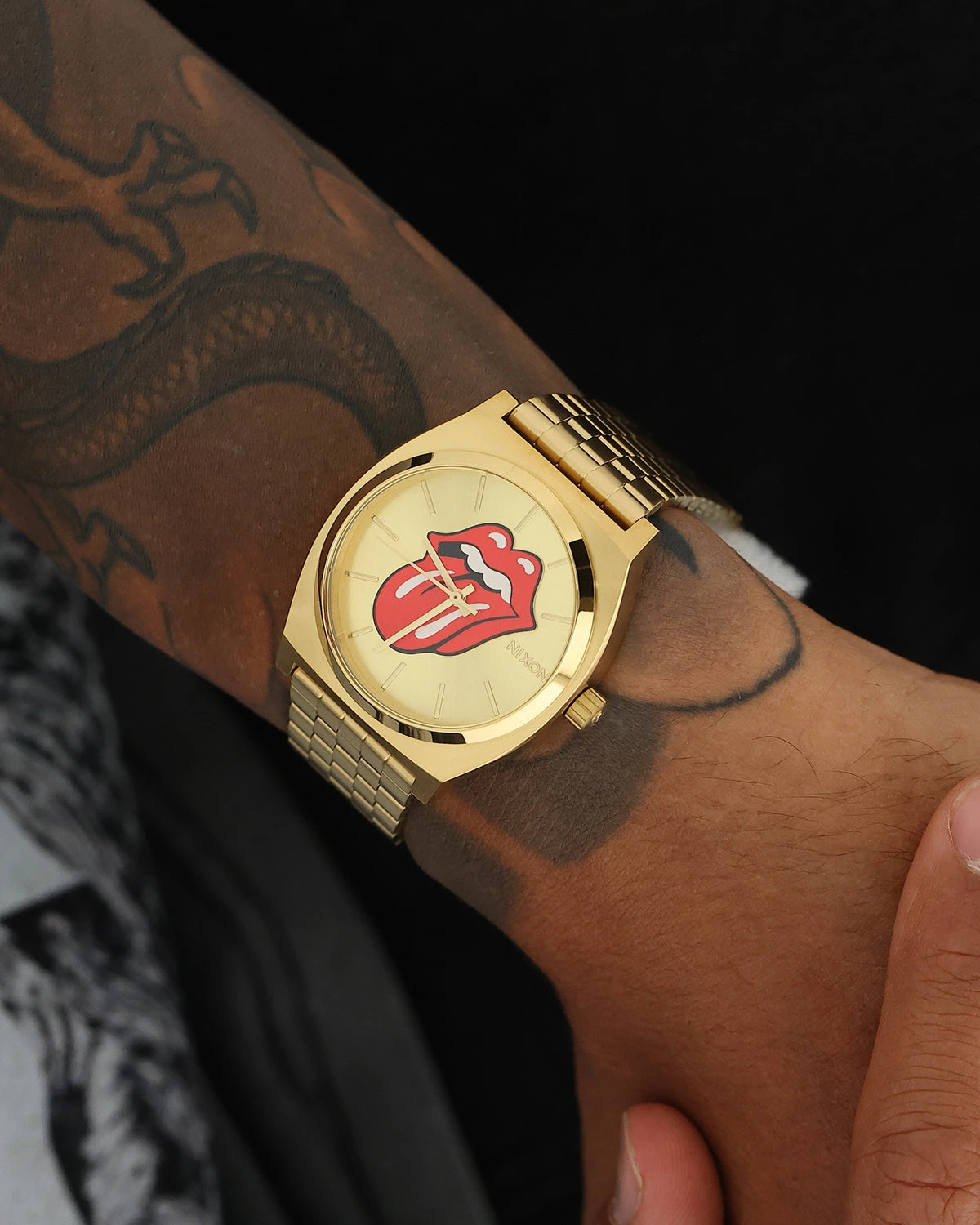 Nixon X Rolling Stones Time Teller Gold/Gold 3 Nixon X Rolling Stones Time Teller Gold/Gold
