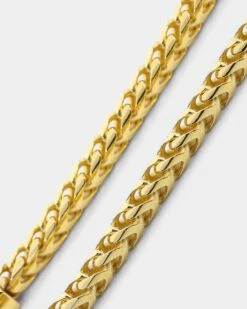 House Of Auric 3.7mm Franco Bracelet 18k Gold Vermeil -Culture Kings 09000942 YG913 default 0020