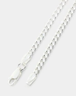 House Of Auric 3mm Cuban Link Bracelet Sterling Silver -Culture Kings 09000943 YS596 default 0030