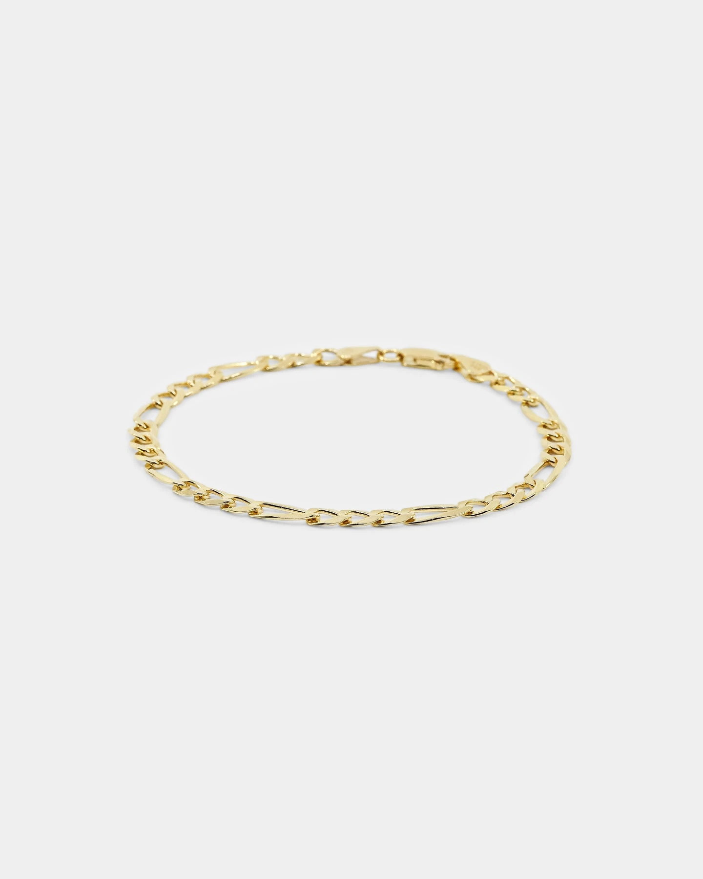 House Of Auric 4.8mm Figaro Bracelet 18k Gold Vermeil 4 House Of Auric 4.8mm Figaro Bracelet 18k Gold Vermeil - Image 2