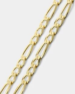 House Of Auric 4.8mm Figaro Bracelet 18k Gold Vermeil 11 House Of Auric 4.8mm Figaro Bracelet 18k Gold Vermeil -Culture Kings 09000945 YG913 default 0020