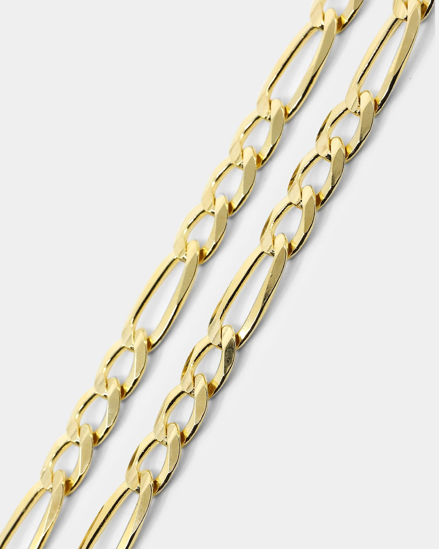House Of Auric 4.8mm Figaro Bracelet 18k Gold Vermeil 5 House Of Auric 4.8mm Figaro Bracelet 18k Gold Vermeil - Image 3