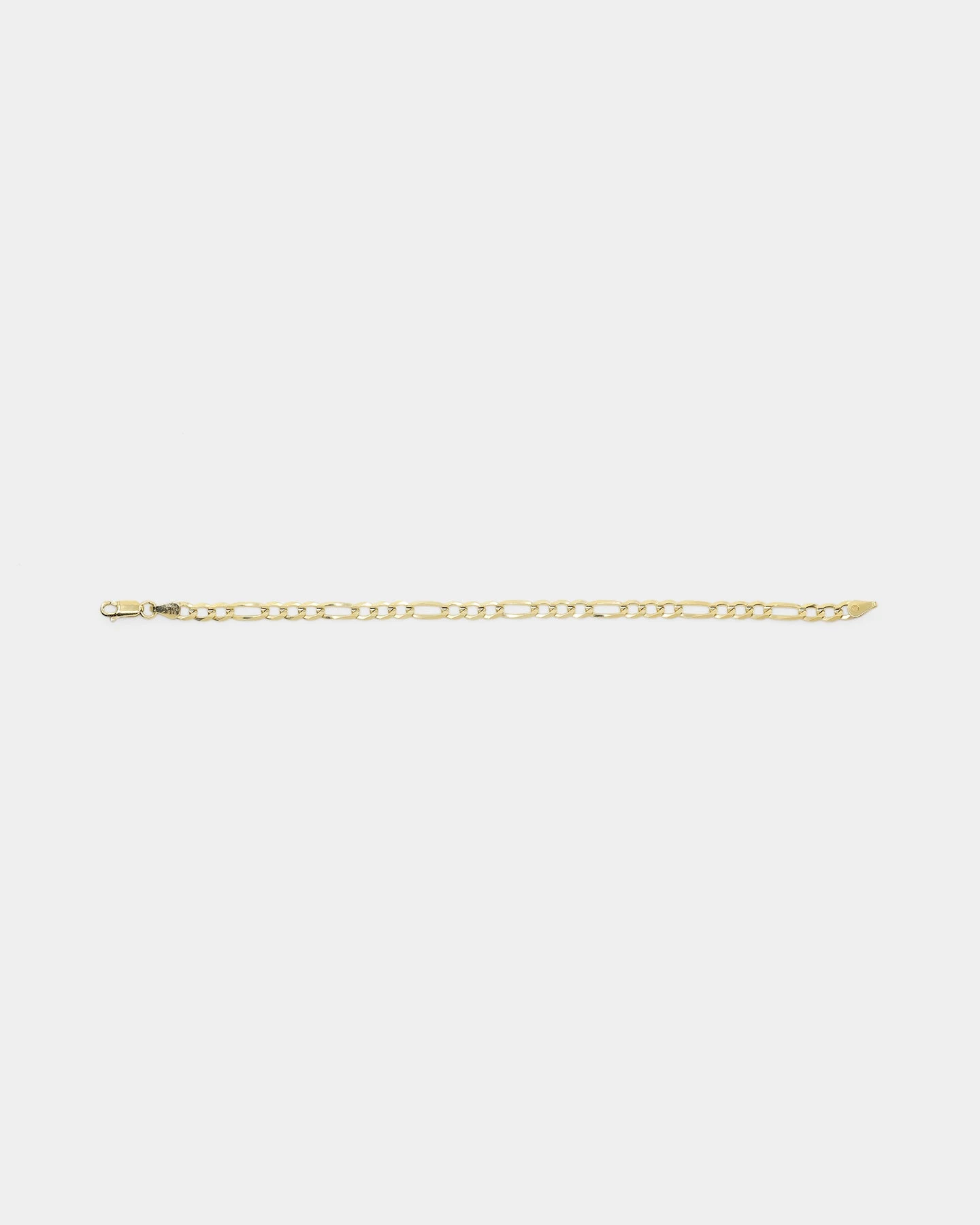 House Of Auric 4.8mm Figaro Bracelet 18k Gold Vermeil 7 House Of Auric 4.8mm Figaro Bracelet 18k Gold Vermeil - Image 5