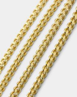 House Of Auric 5mm Cuban Bracelet Set 18k Gold Vermeil -Culture Kings 09000946 YG913 default 0030