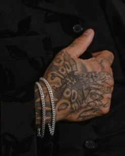 House Of Auric 5mm Cuban Bracelet Set Sterling Silver