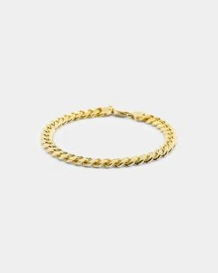 House Of Auric 7mm Cuban Bracelet 18k Gold Vermeil -Culture Kings 09000949 YG913 default 0010