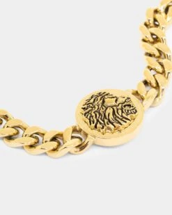 Guess Mainline Side Lion Coin Bracelet Gold 14 Guess Mainline Side Lion Coin Bracelet Gold -Culture Kings 09000966 YG200 default 0030
